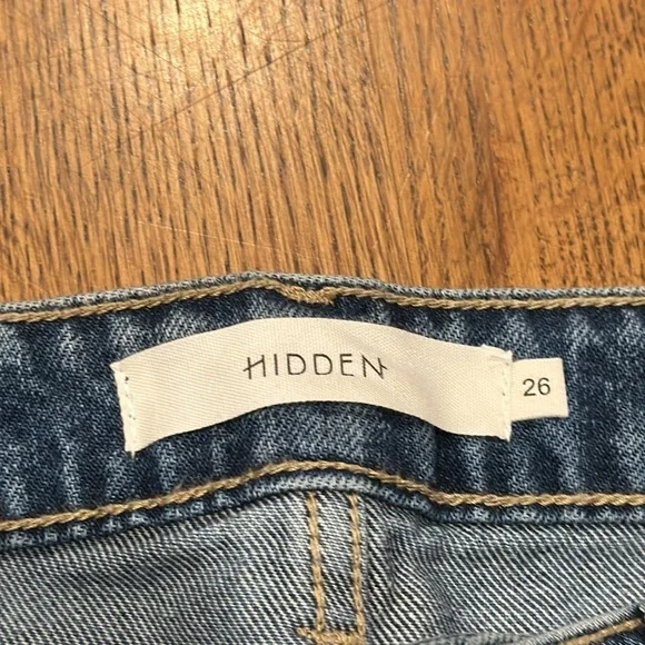 Hidden Women’s Jeans Blue and White Size 26